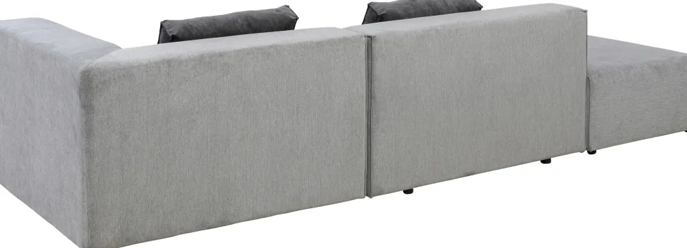 KARE Design Olohuone|Kulmasohvat*Infinity Ottomane Kulmasohva, Harmaa, Oikea