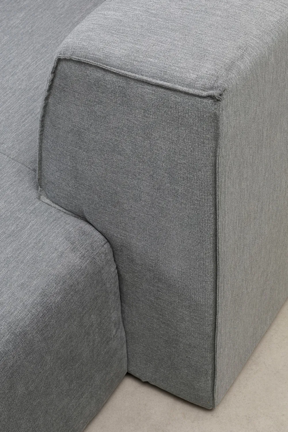 KARE Design Olohuone|Kulmasohvat*Infinity Ottomane Kulmasohva, Harmaa, Oikea