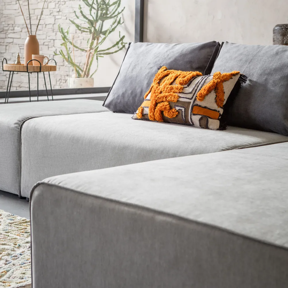 KARE Design Olohuone|Kulmasohvat*Infinity Ottomane Kulmasohva, Harmaa, Oikea