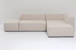 KARE Design Olohuone|Kulmasohvat*Infinity Ottomane Kulmasohva - Kermanvärinen, Oikea