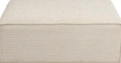 KARE Design Olohuone|Kulmasohvat*Infinity Ottomane Kulmasohva, Vakosametti, Kerma, Oikea