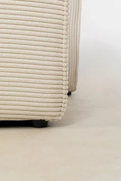 KARE Design Olohuone|Kulmasohvat*Infinity Ottomane Kulmasohva, Vakosametti, Kerma, Oikea