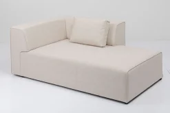 KARE Design Moduulisohvat|Lepotuolit*Infinity Ottomane Moduuli - Kermanvärinen, Oikea 182cm