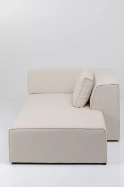 KARE Design Moduulisohvat|Lepotuolit*Infinity Ottomane Moduuli - Kermanvärinen, Oikea 182cm