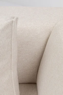 KARE Design Moduulisohvat|Lepotuolit*Infinity Ottomane Moduuli - Kermanvärinen, Oikea 182cm