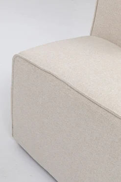 KARE Design Moduulisohvat|Lepotuolit*Infinity Ottomane Moduuli - Kermanvärinen, Oikea 182cm