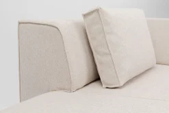 KARE Design Moduulisohvat|Lepotuolit*Infinity Ottomane Moduuli - Kermanvärinen, Vasen 182cm