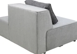 KARE Design Moduulisohvat*Infinity Ottomane Semi Moduuli, Harmaa, Vasen