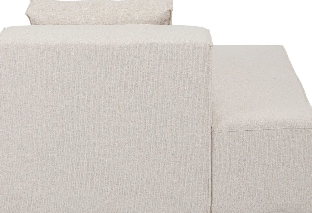 KARE Design Moduulisohvat*Infinity Ottomane Semi Moduuli - Kermanvärinen, Vasen 120cm