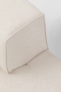 KARE Design Moduulisohvat*Infinity Ottomane Semi Moduuli - Kermanvärinen, Vasen 120cm