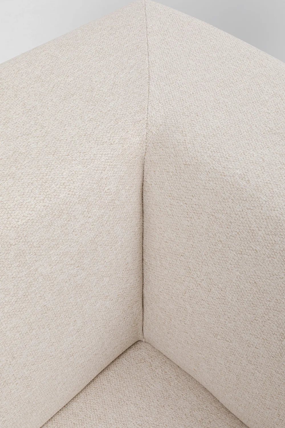 KARE Design Moduulisohvat*Infinity Ottomane Semi Moduuli - Kermanvärinen, Vasen 120cm