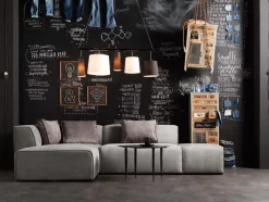 KARE Design Olohuone|Kulmasohvat*Infinity Ottomane Sohva, Harmaa, Vasen