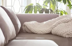 KARE Design Olohuone|Kulmasohvat*Infinity Velvet Kulmasohva, Taupe, Oikea