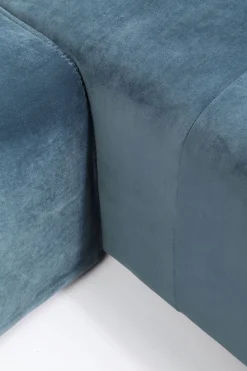 KARE Design Sohvat|Moduulisohvat*Infinity Velvet Kulmasohva, Ocean, Oikea
