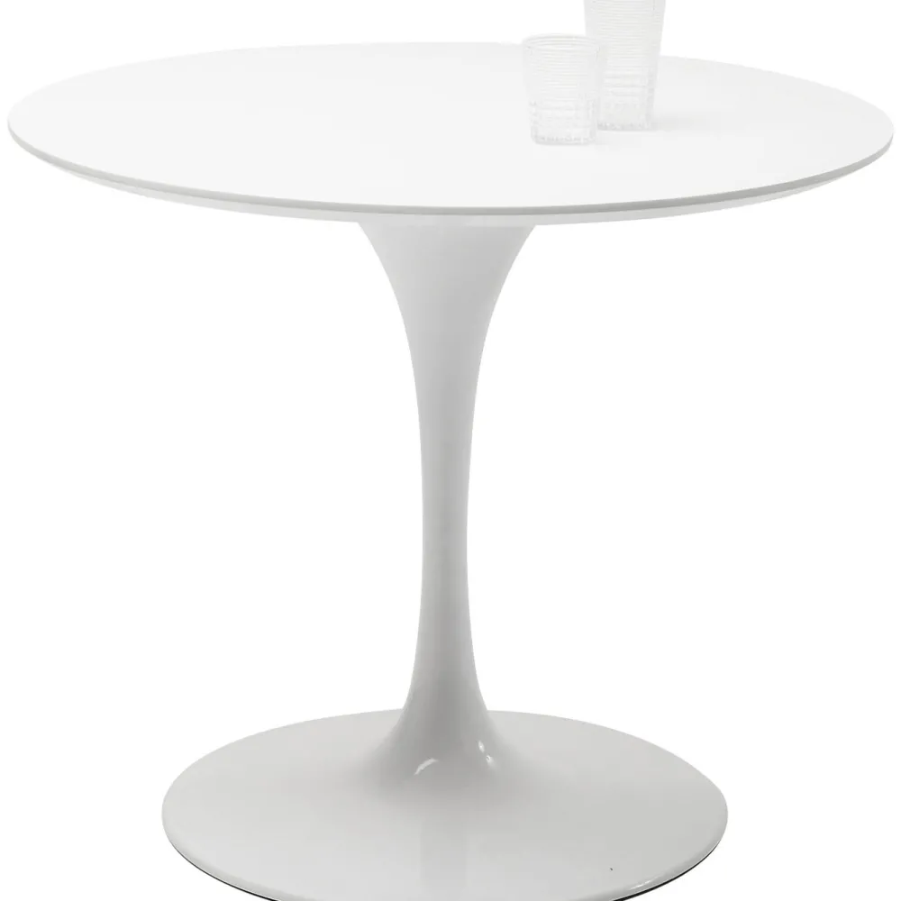 KARE Design Pöydät*Invitation Pöydänjalka, Valkoinen Ø60cm