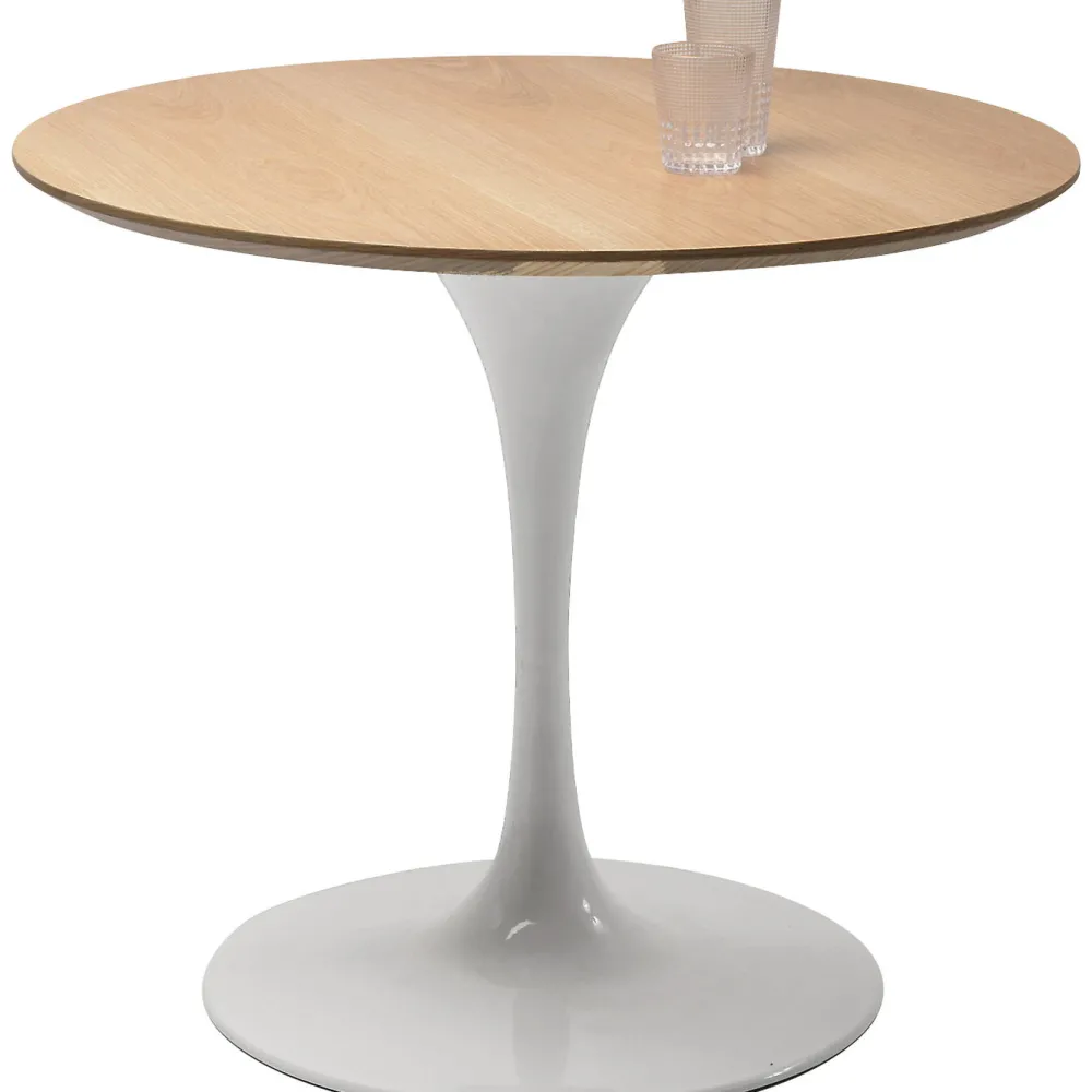 KARE Design Pöydät*Invitation Pöydänjalka, Valkoinen Ø60cm