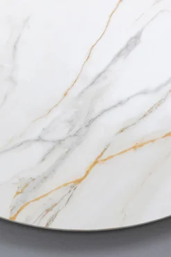 KARE Design Pöydät*Invitation Pyöreä, Keraaminen Pöytälevy Musta Ø90cm