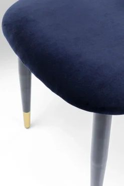 KARE Design Tuolit*Iris Velvet Tuoli Sininen (2/Setti)