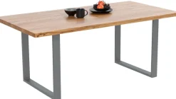 KARE Design Pöydät*Jackie Pöytä Tammi/raaka Metalli 160x80cm