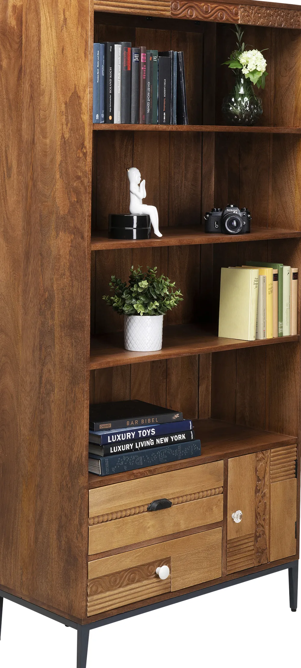 KARE Design Olohuone|Hyllyt*James Kirjahylly 85x184cm