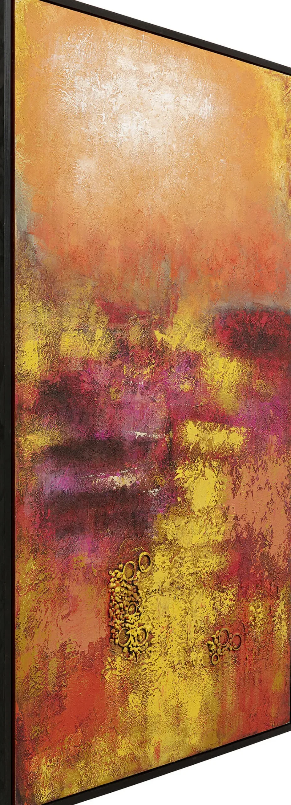 KARE Design Taulut|Olohuone*Jardin Canvastaulu Punainen 125x215 Cm