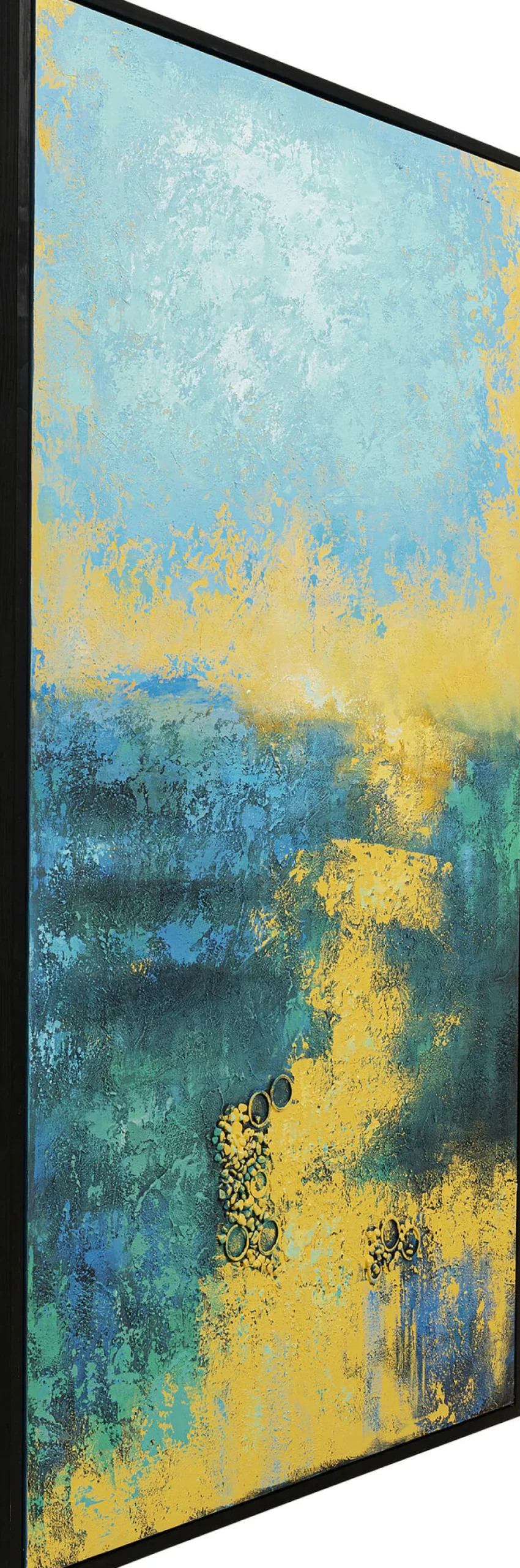 KARE Design Taulut|Olohuone*Jardin Canvastaulu Sininen 125x215 Cm