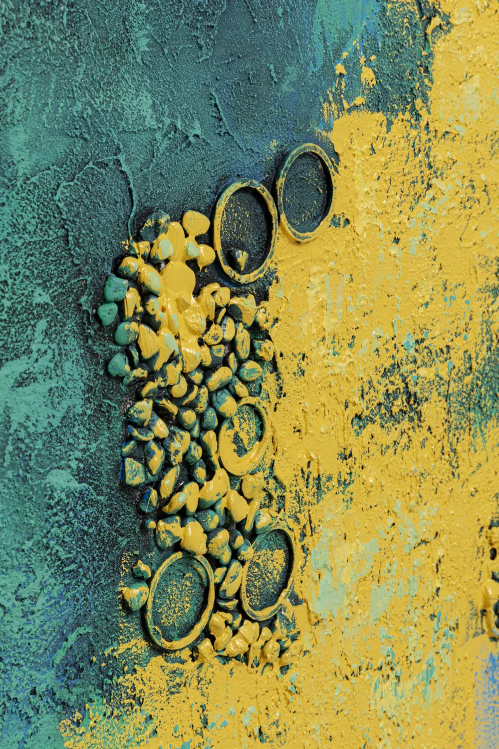 KARE Design Taulut|Olohuone*Jardin Canvastaulu Sininen 125x215 Cm