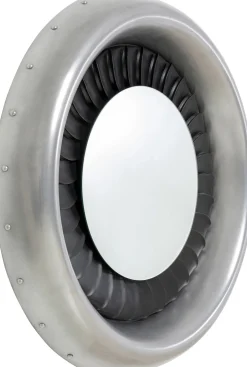 KARE Design Peilit*Jet Seinäpeili, Hopea, Musta Ø119cm