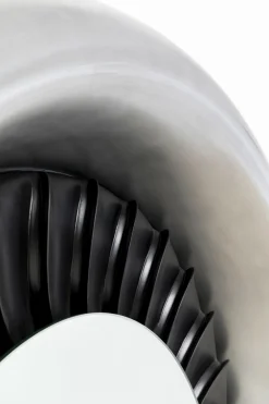 KARE Design Peilit*Jet Seinäpeili, Hopea, Musta Ø119cm