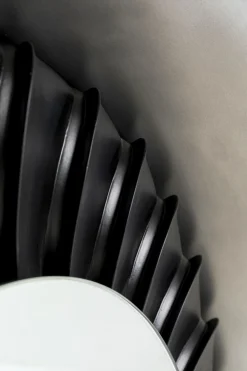 KARE Design Peilit*Jet Seinäpeili, Hopea, Musta Ø119cm