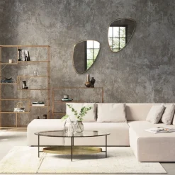 KARE Design Peilit*Jetset Peili, Kulta 56x83cm