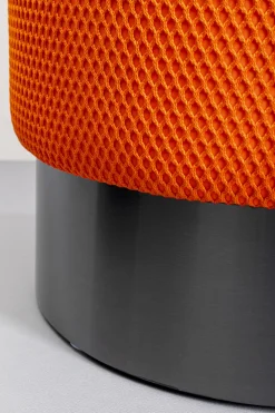 KARE Design Rahit Ja Jakkarat*Jody Rahi, Palli, Oranssi, Kiiltävä Musta Ø35cm