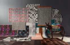 KARE Design Matot*Kelim Pop Grey Matto 170x240cm