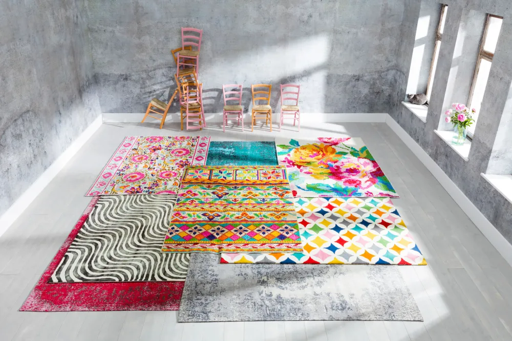 KARE Design Matot*Kelim Pop Grey Matto 170x240cm