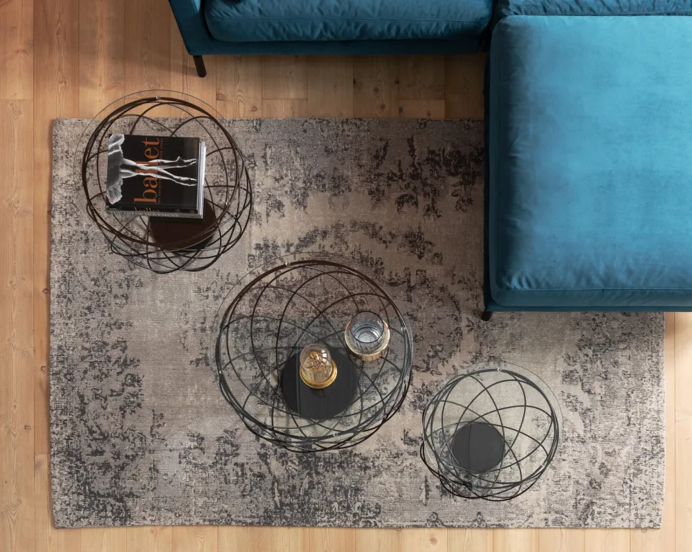 KARE Design Matot*Kelim Pop Grey Matto 170x240cm