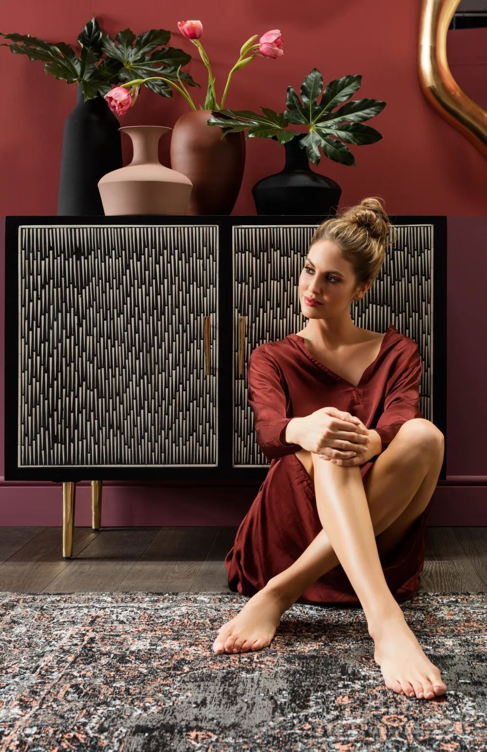 KARE Design Matot*Kelim Pop Rockstar Matto 200x300cm