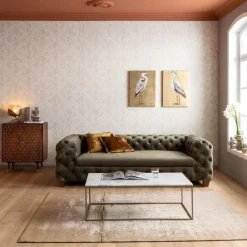 KARE Design Sohvapöydät|Olohuone*Key West Sohvapöytä, Kulta 120x60cm