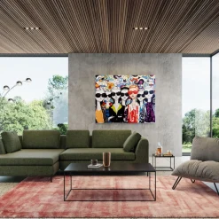 KARE Design Sohvapöydät*Key West Sohvapöytä, Musta 120x60cm