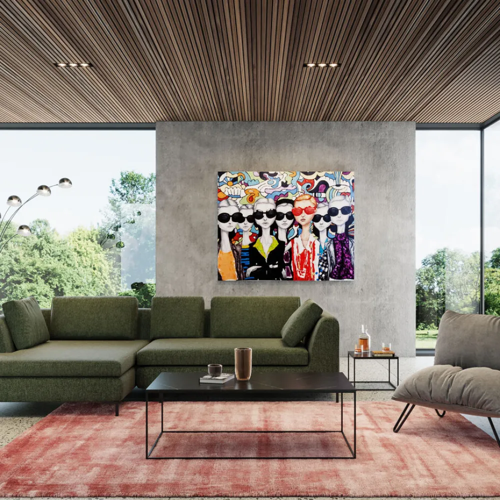 KARE Design Sohvapöydät*Key West Sohvapöytä, Musta 120x60cm