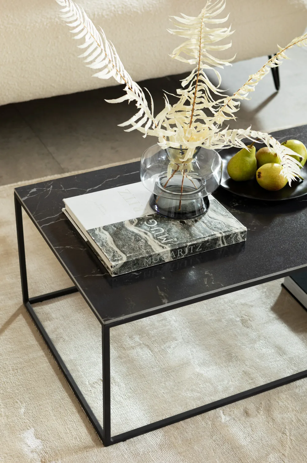 KARE Design Sohvapöydät*Key West Sohvapöytä, Musta 120x60cm