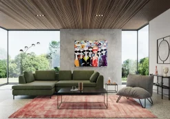 KARE Design Sohvapöydät*Key West Sohvapöytä, Musta 120x60cm