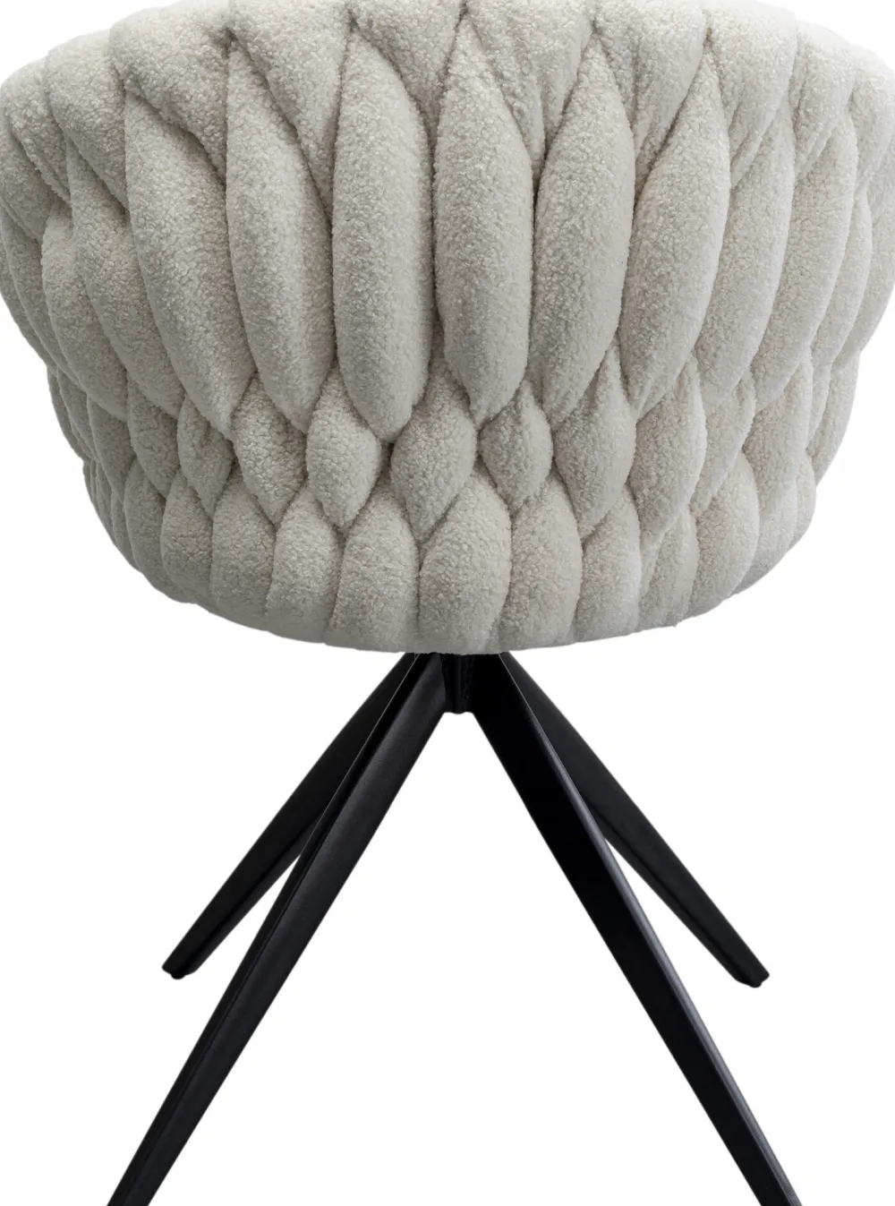 KARE Design Tuolit*Knot Boucle Kääntyvä Tuoli Käsinojilla