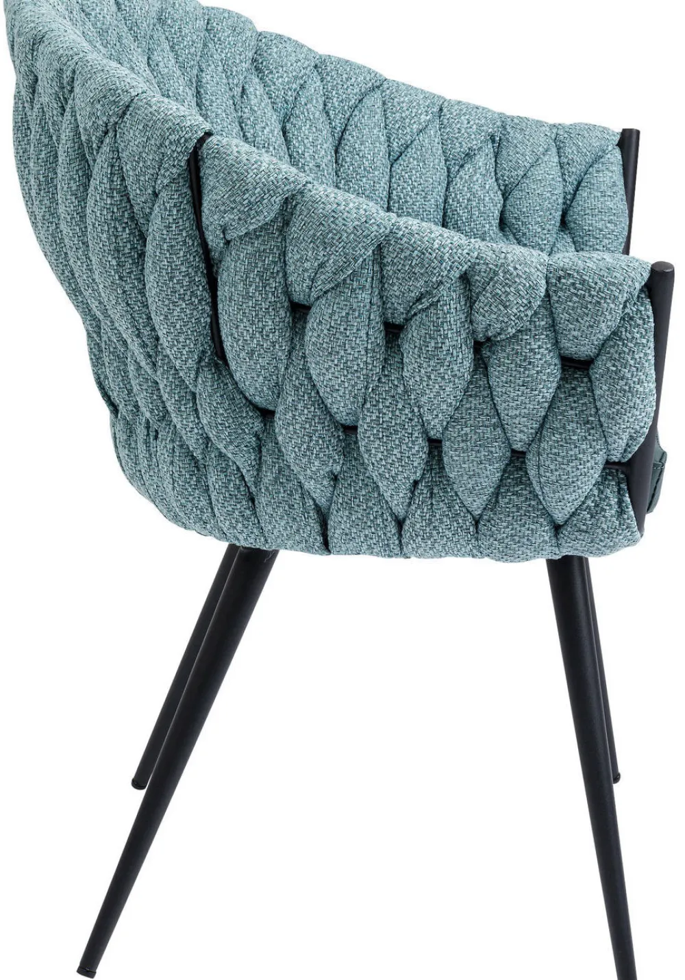 KARE Design Tuolit*Knot Tuoli Käsinojilla, Sinivihreä