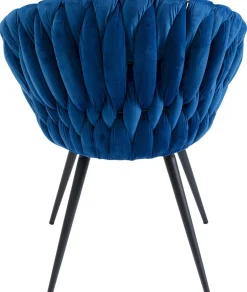 KARE Design Tuolit*Knot Tuoli Käsinojilla, Sininen