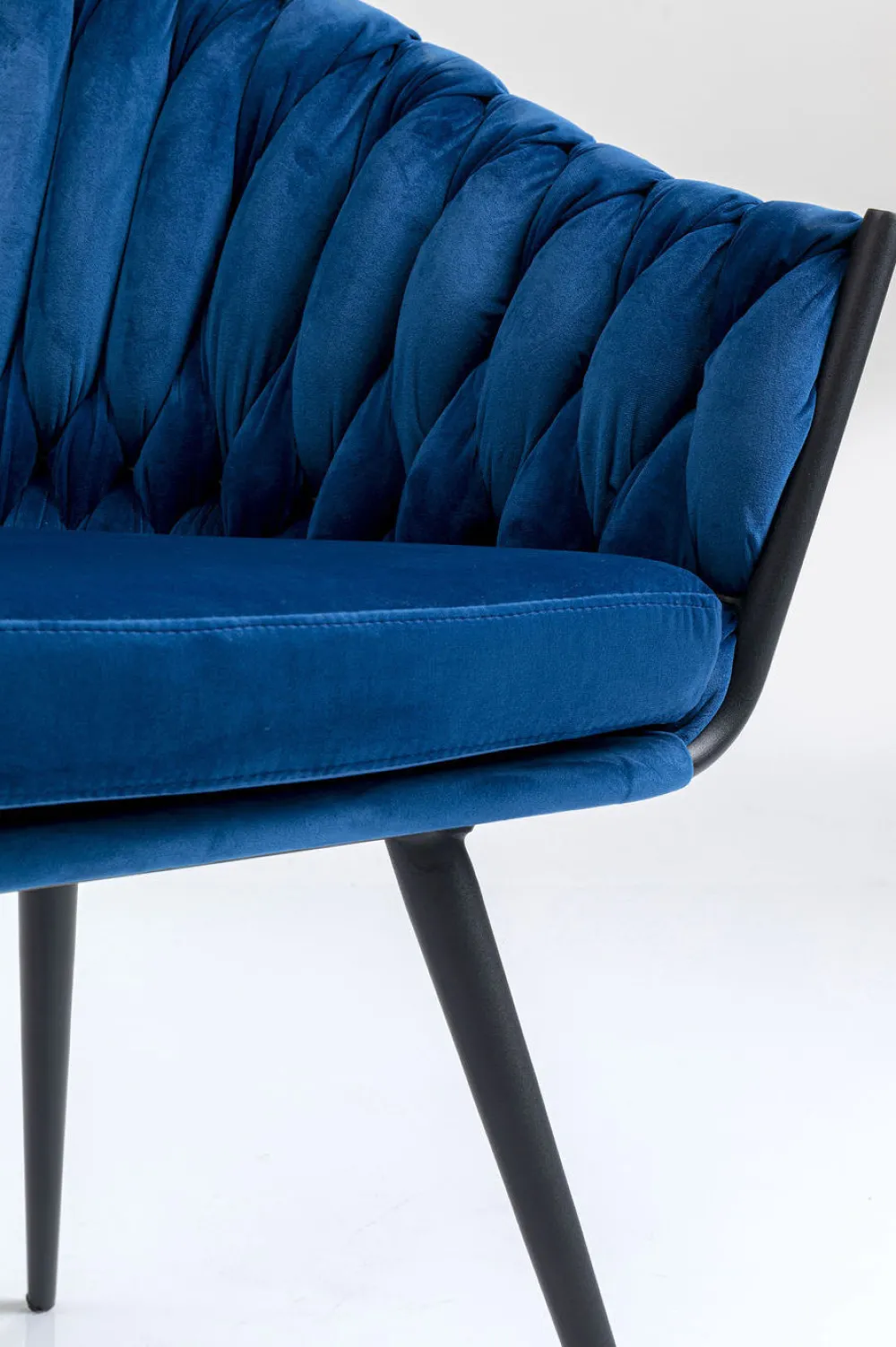 KARE Design Tuolit*Knot Tuoli Käsinojilla, Sininen