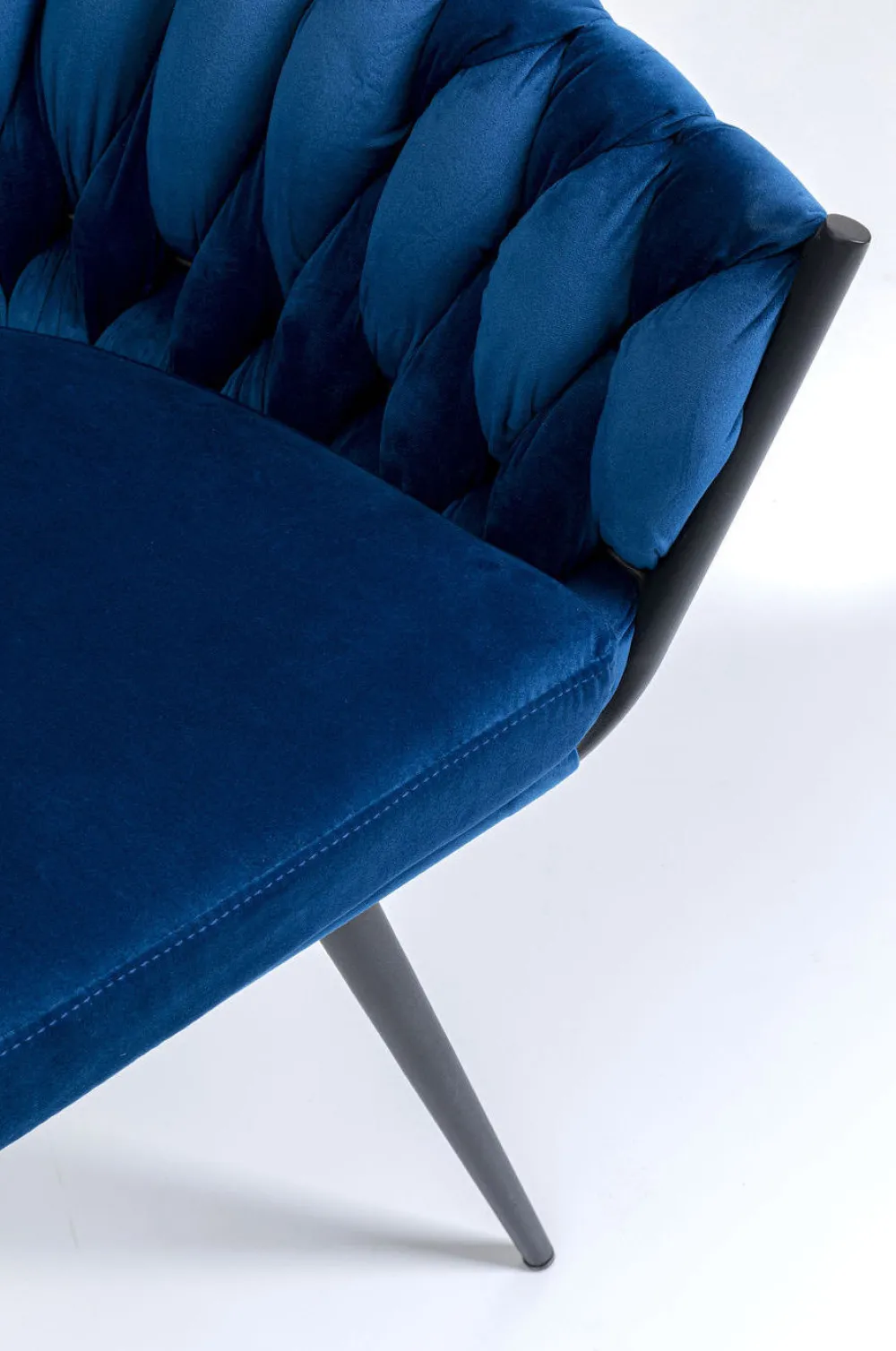 KARE Design Tuolit*Knot Tuoli Käsinojilla, Sininen