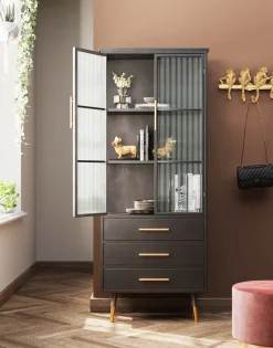 KARE Design Kaapit*La Gomera Kaappi, 2 Ovea, 3 Laatikkoa