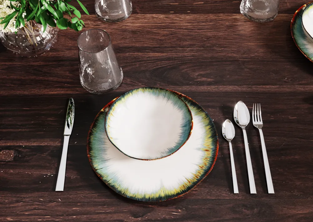 KARE Design Lautaset*Laguna Blue Lautanen Ø26cm