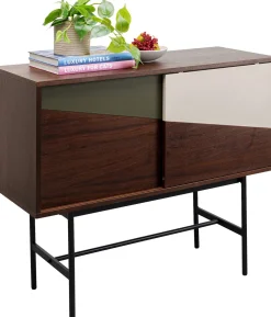 KARE Design Senkit|Lipastot*Lamello Colore Korkea Sivupöytä - Monivärinen, 110x95cm