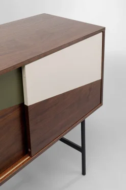 KARE Design Senkit|Lipastot*Lamello Colore Korkea Sivupöytä - Monivärinen, 110x95cm